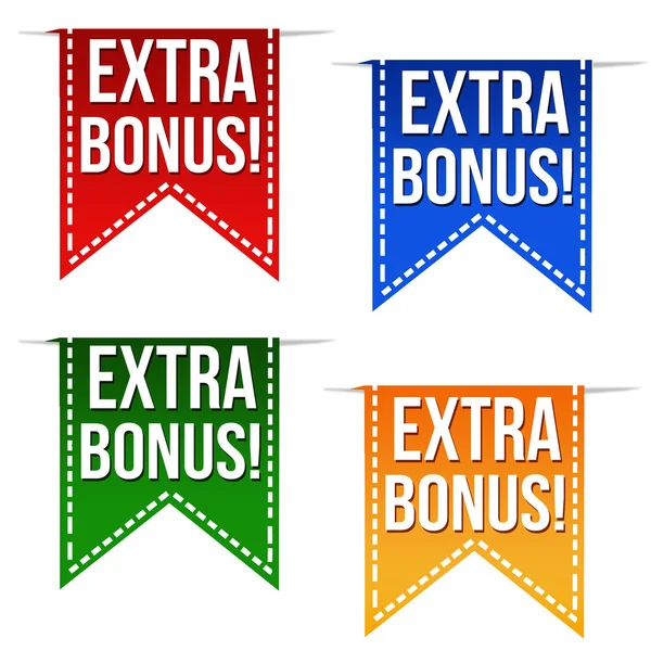 Extra bonus linten — Stockvector