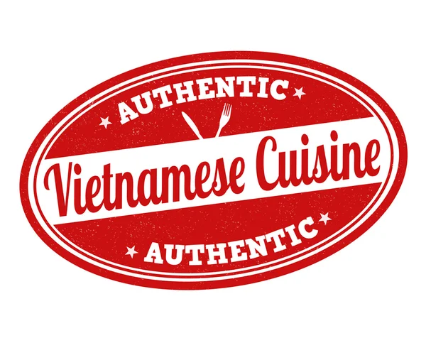 Timbro cucina vietnamita — Vettoriale Stock