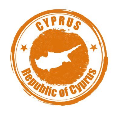 Cyprus stamp clipart