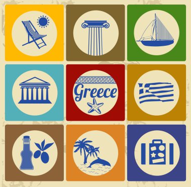 Yunanistan öğeler ve simgeler