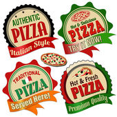Pizza etikety, nálepky či razítek