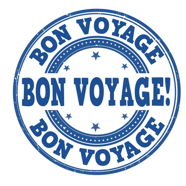 Bon voyage razítko — Stockový vektor