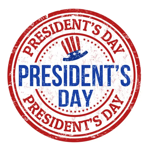 Presidents Day stamp — Stock Vector