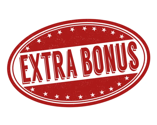 Ekstra bonus damgası — Stok Vektör