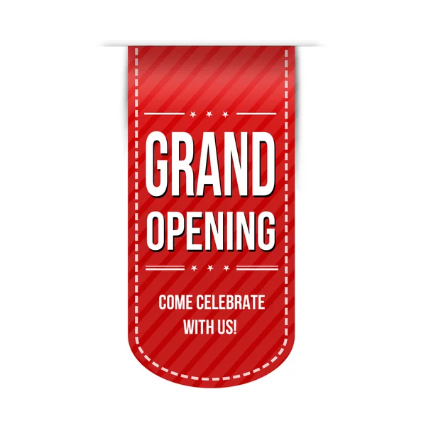 büyük açılış banner tasarımı