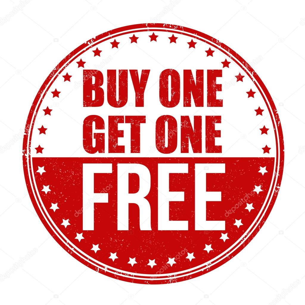 Buy One Get One Free stamp