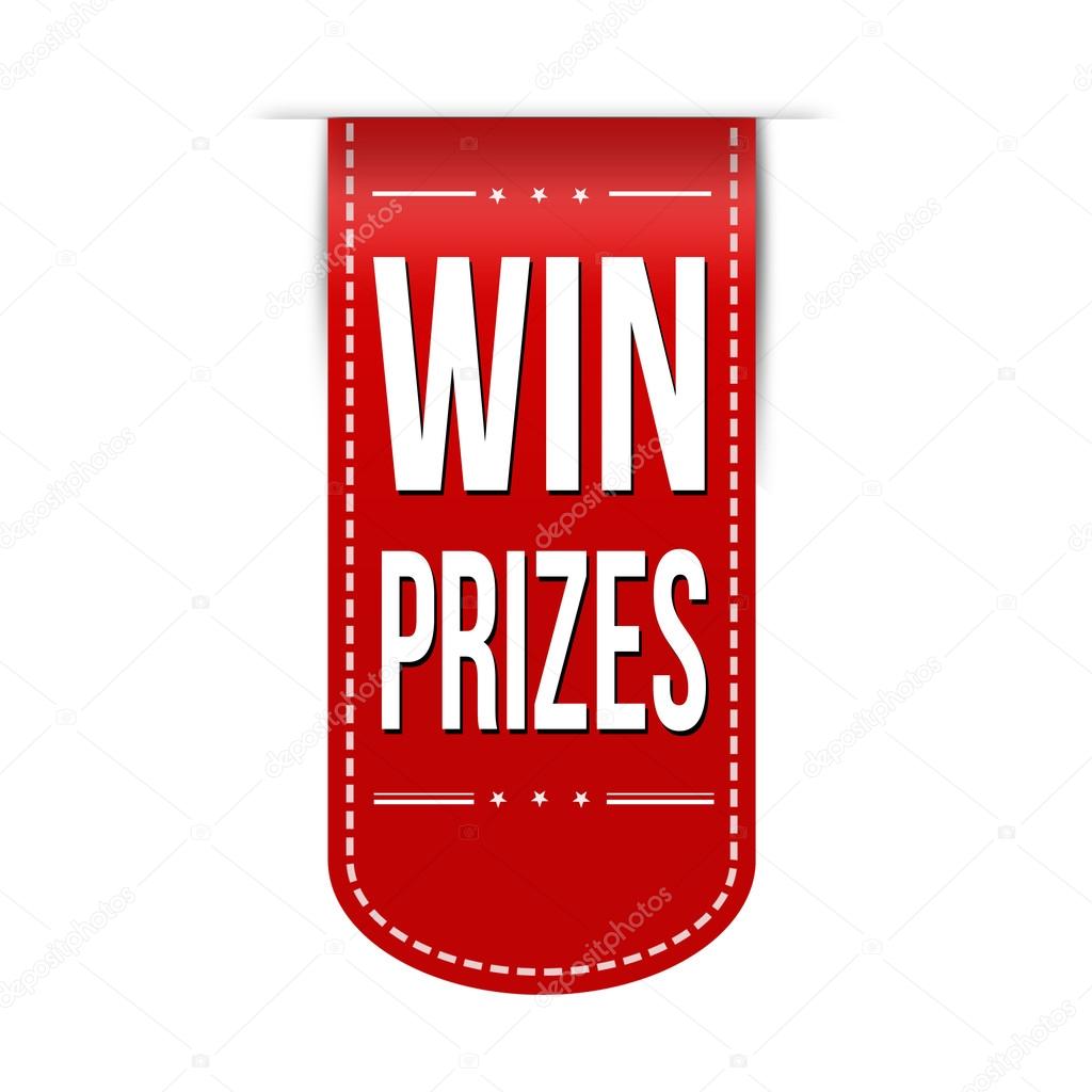 Win prizes banner design