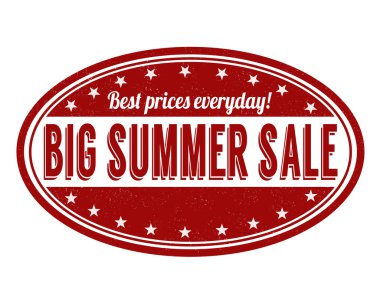 büyük yaz Satılık damgası