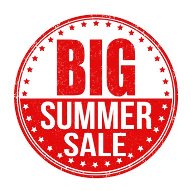 büyük yaz Satılık damgası