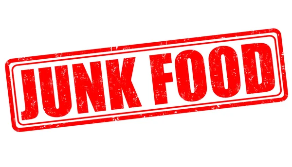Bollo di cibo spazzatura — Vettoriale Stock