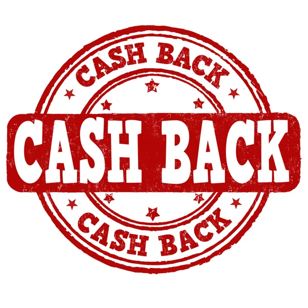 Cash back stamp — Stock Vector