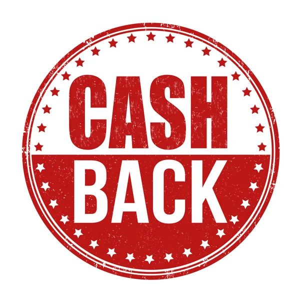Cash back stamp — Stock Vector