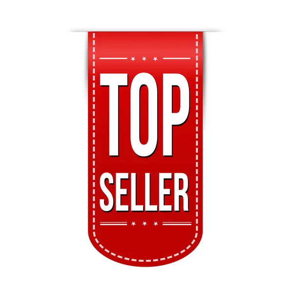 Top design de bannière de vendeur — Image vectorielle