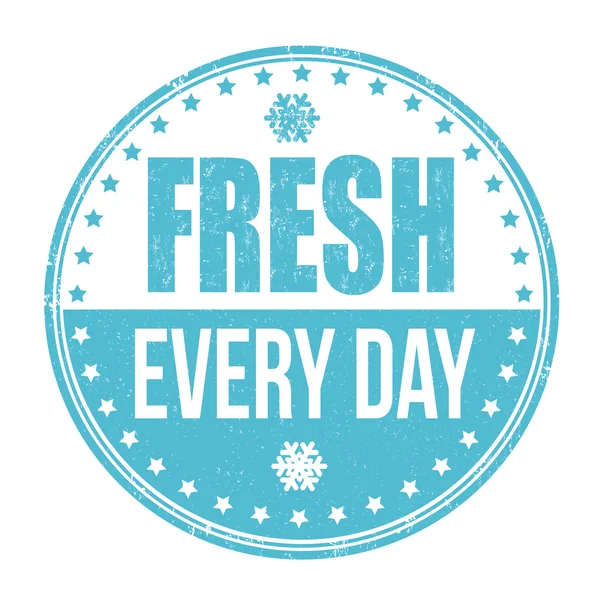 Fresh every day stamp — Stock Vector