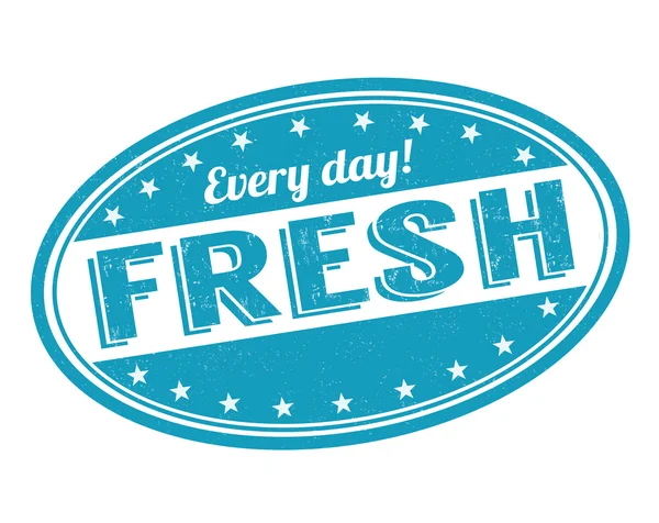 Fresh every day stamp — Stock Vector