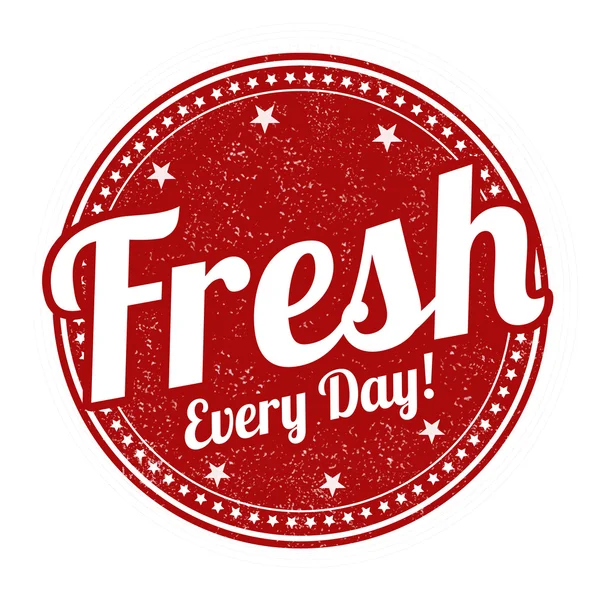 Fresh every day stamp — Stock Vector