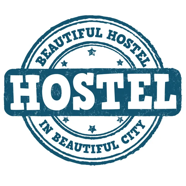 Hostel stamp — Stock Vector