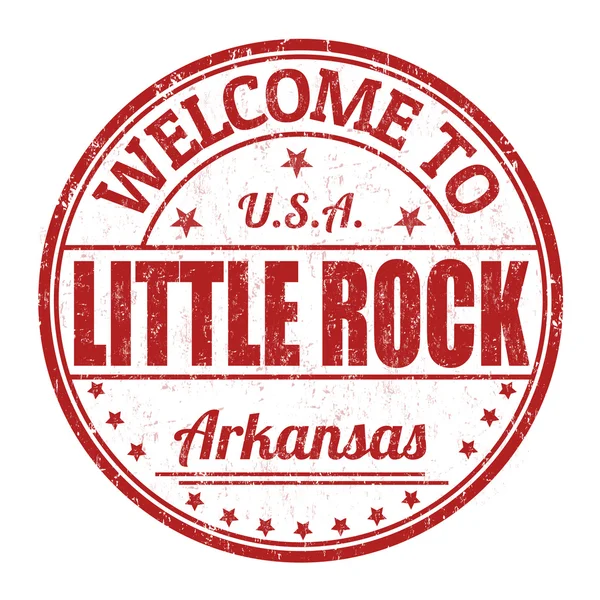 Bem-vindo ao selo Little Rock — Vetor de Stock