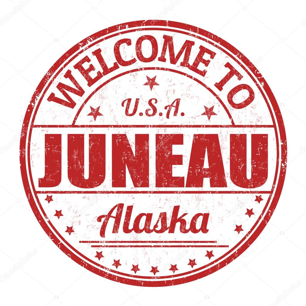 Welcome to Juneau stamp
