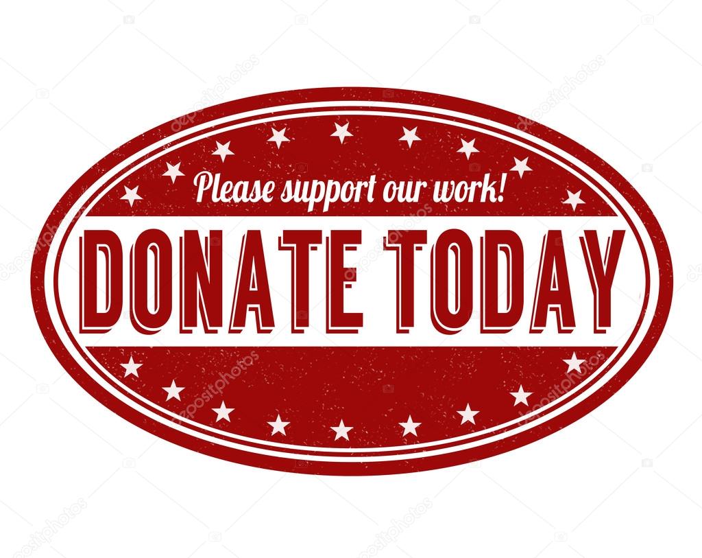 Please donate rubber stamp Royalty Free Vector Image