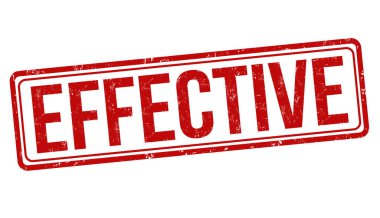 Beyaz arkaplanda efektif grunge lastik damgası, vektör illüstrasyonu