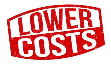 Beyaz arkaplanda düşük maliyetli kauçuk damga, vektör illüstrasyonu