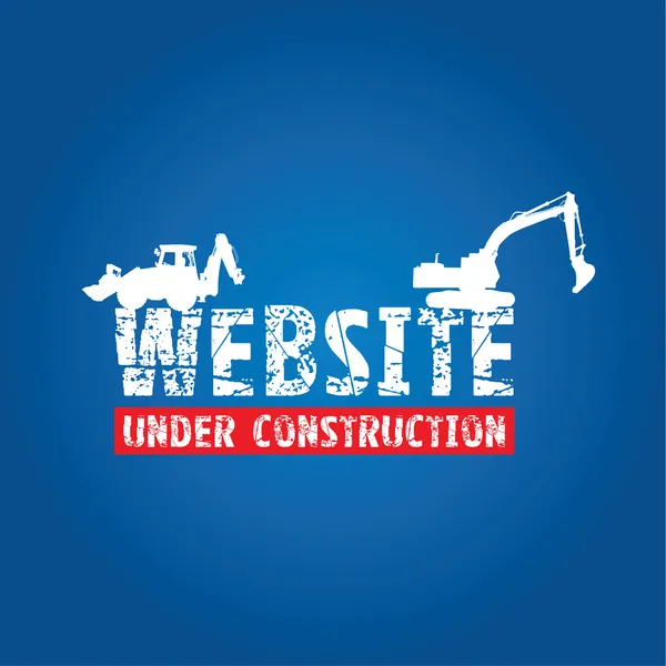 Sfondo costruzione sito web — Vettoriale Stock