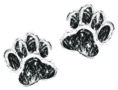 Dog paws clipart
