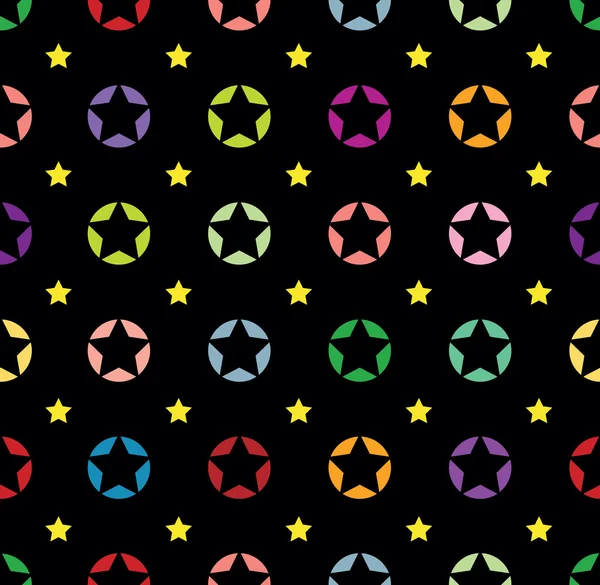 Fondo de estrella inconsútil — Vector de stock