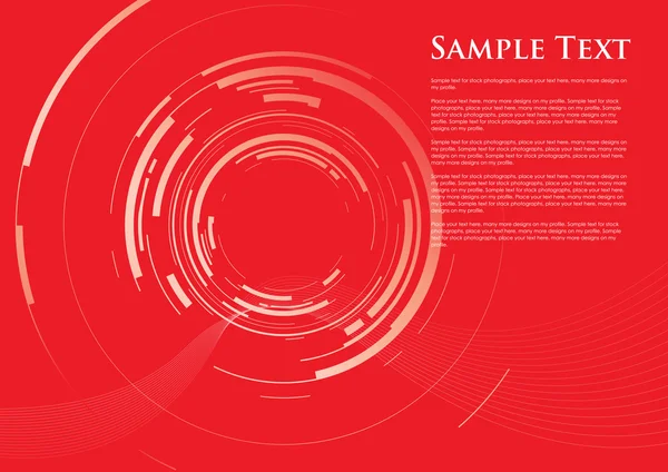 Abstracte cameralens — Stockvector