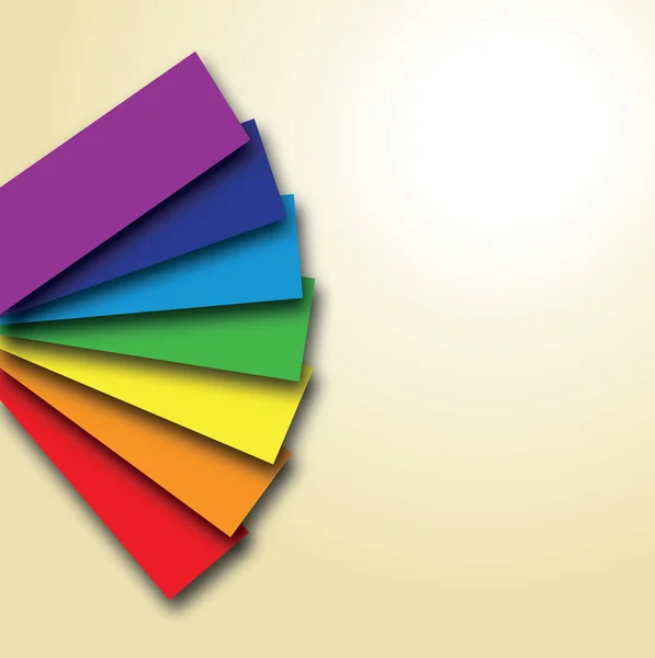 Livro de cores arco-íris — Vetor de Stock