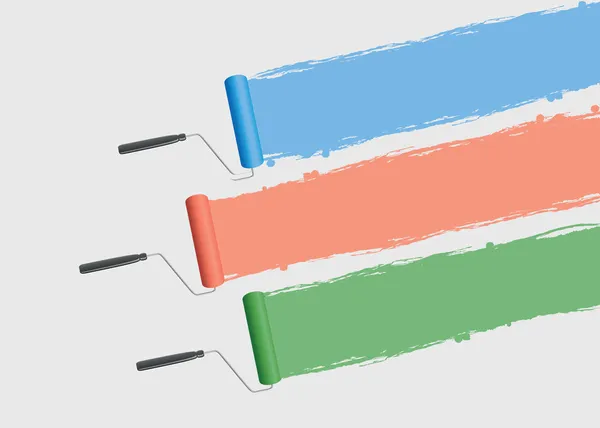 Hintergrund der Farbwalze — Stockvektor