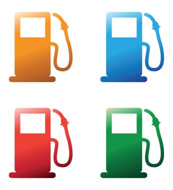 Petrol pumps clipart