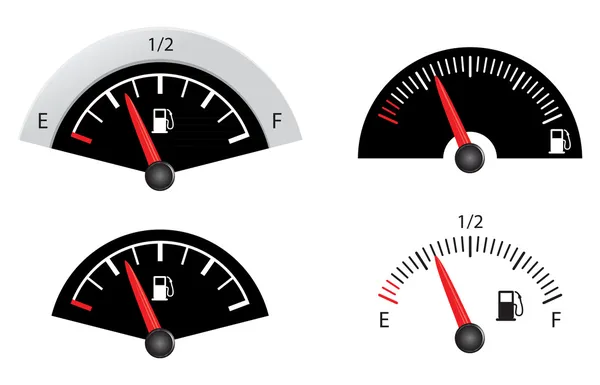 Calibre do combustível — Vetor de Stock