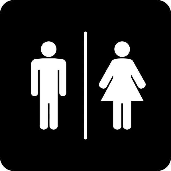 Туалет знаки — стоковий вектор