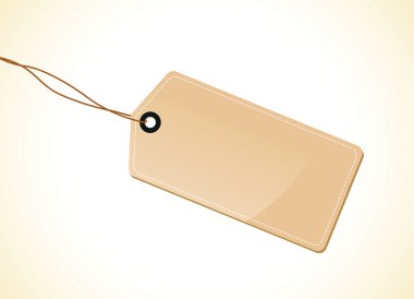 kahverengi etiketi etiket