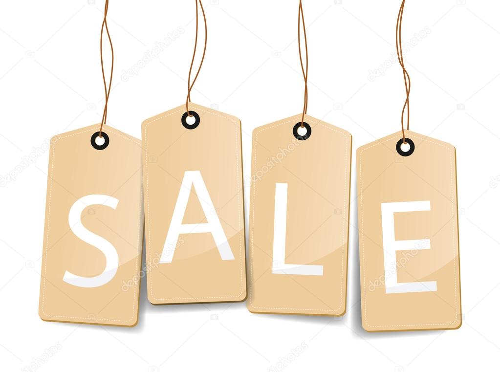 Sale tag labels