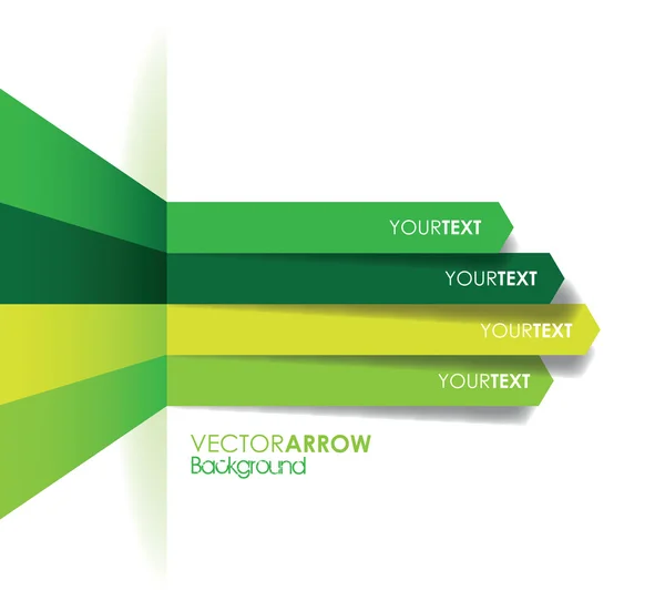 Arrière-plan ligne flèche verte — Image vectorielle
