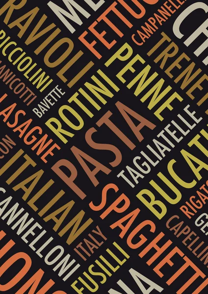 Ein a4 Pasta Hintergrund — Stockvektor