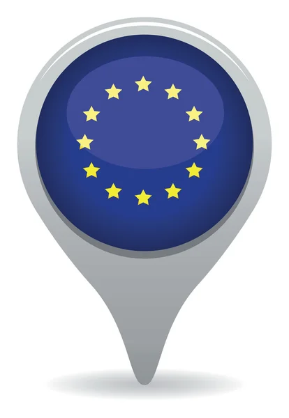 Bandera europea — Vector de stock