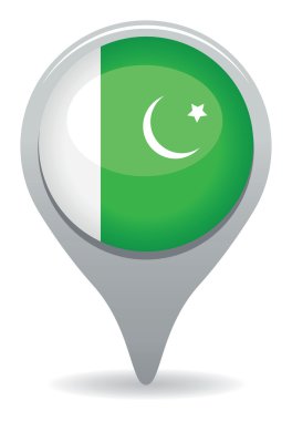 Pakistan bayrağı işaretçi