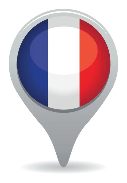 France flag pointer — Stock Vector