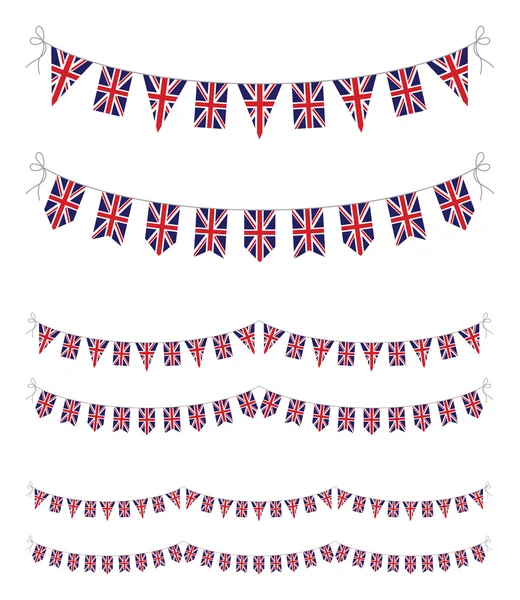 Uk bunting — Stock Vector