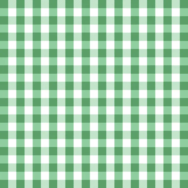 Zelené gingham pozadí — Stockový vektor