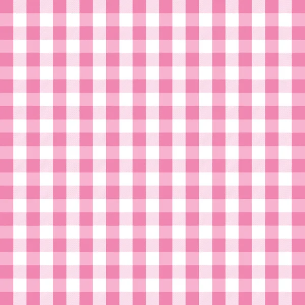 Růžový gingham pozadí — Stockový vektor