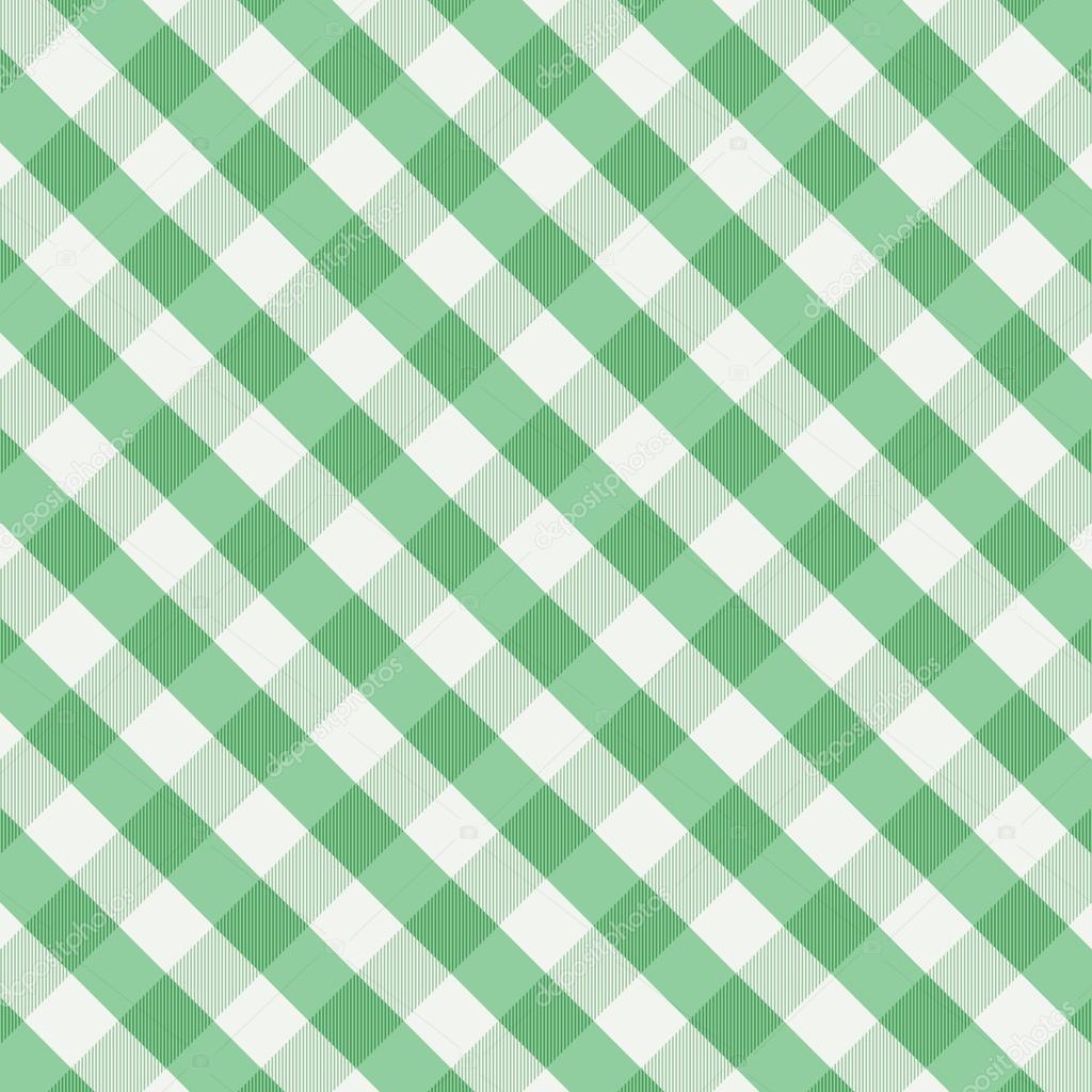 Green gingham background