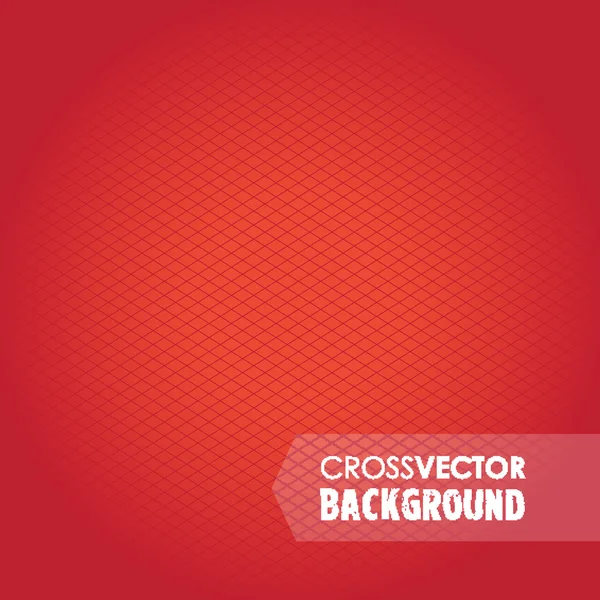 Cross röd bakgrund — Stock vektor