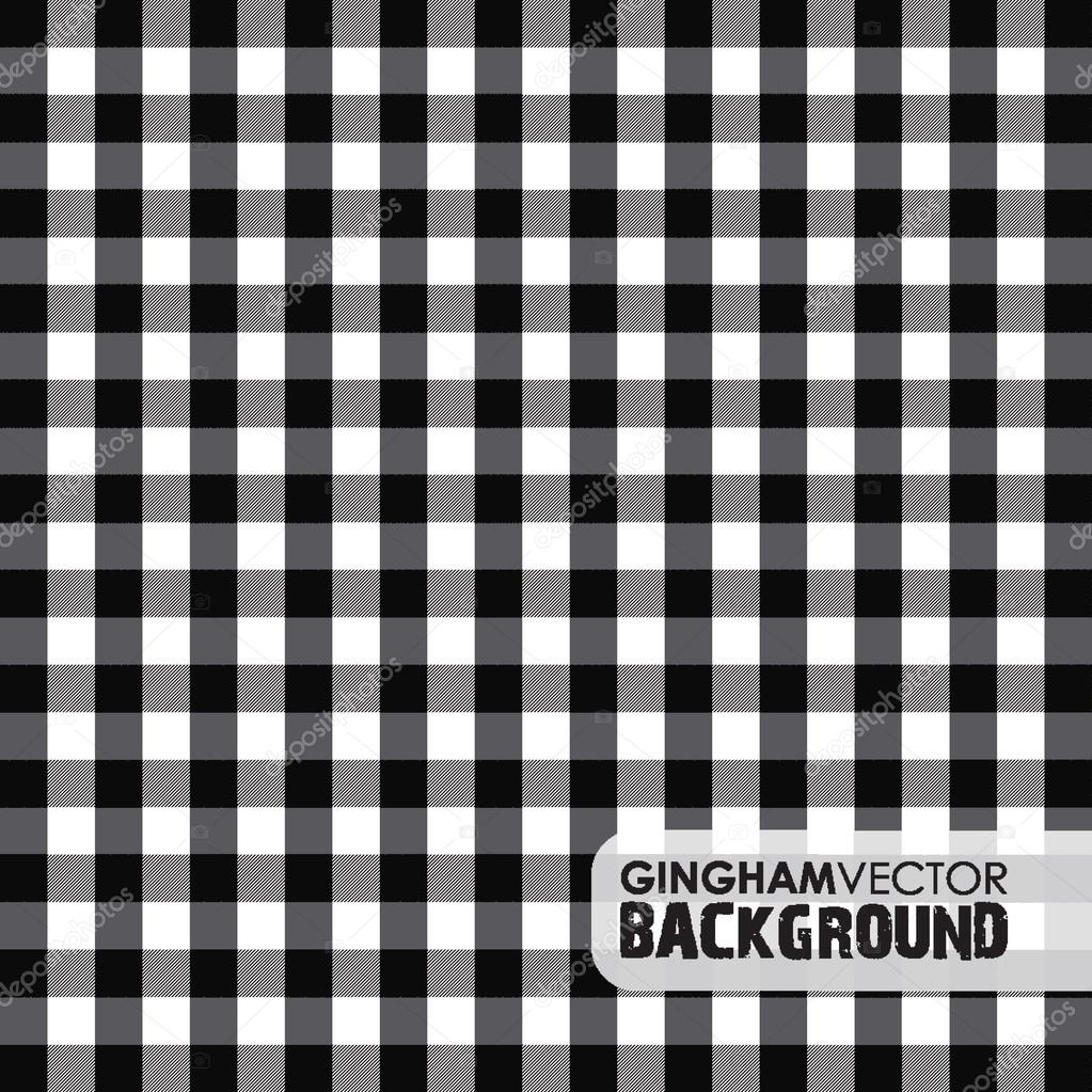 Black gingham background