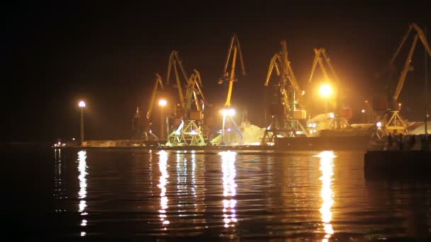 Last sidan port — Stockvideo