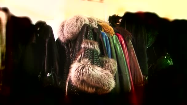 Winter kleding — Stockvideo